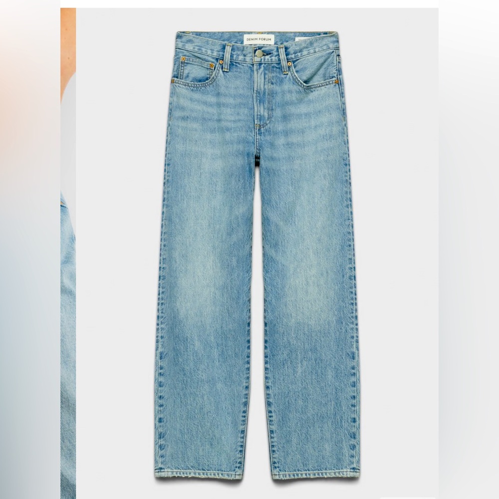 The 90s Marlo High Rise Baggy Jean - Denim Forum - Size 25 - NWOT
